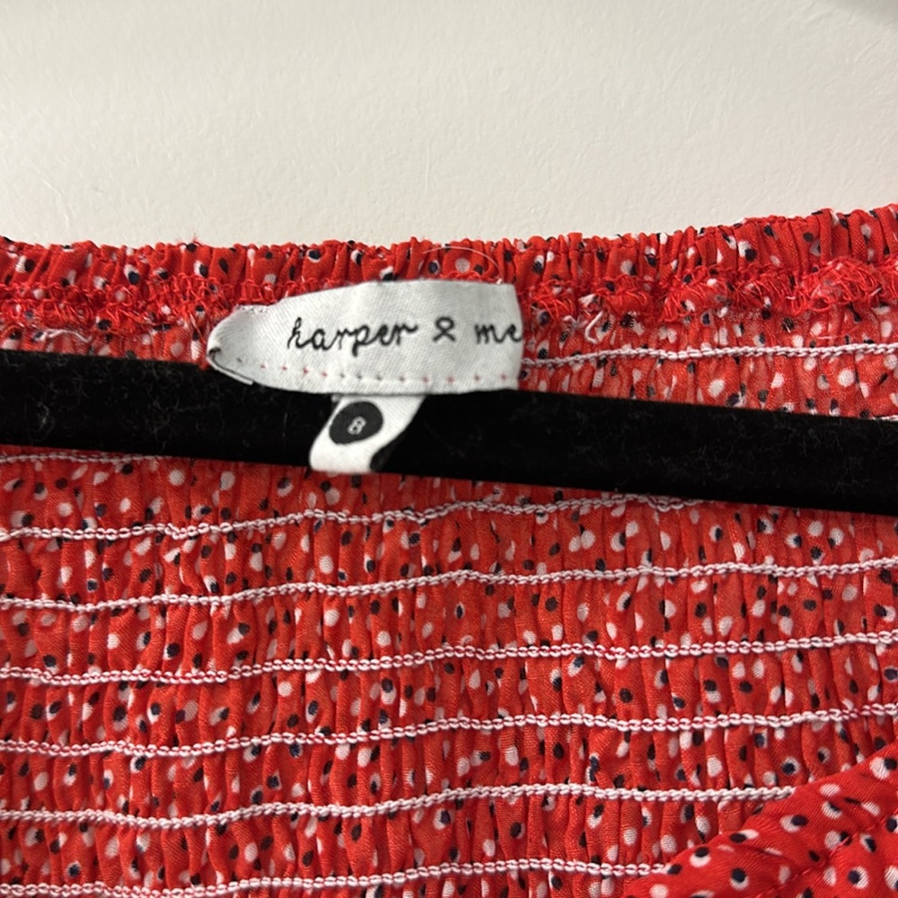 Red blouse - Picture 3 of 4